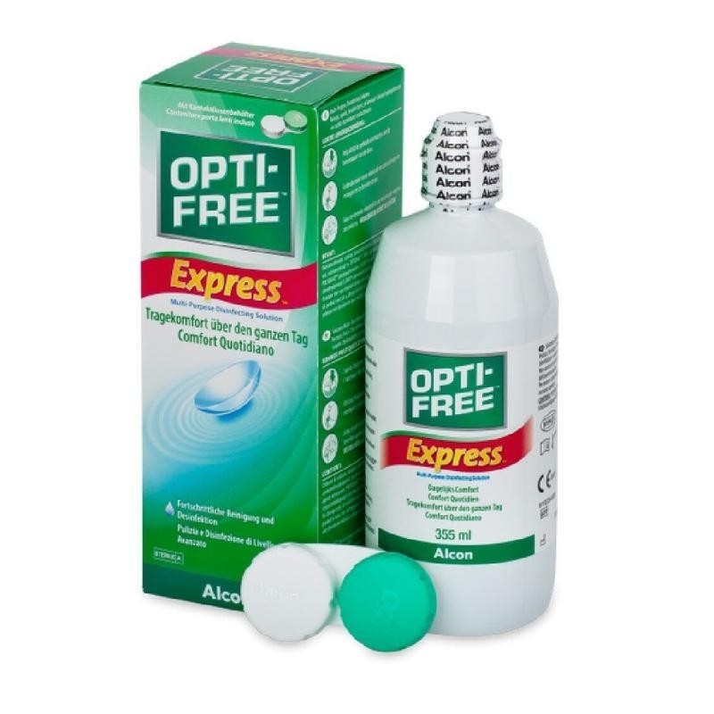 Opti-Free – Express Everyday Comfort Υγρό Φακών Επαφής για Καθημερινή Άνεση 355ml